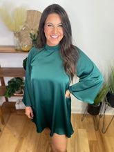 Load image into Gallery viewer, Isn't It Lovely Poly Satin Butterfly Sleeve Dress