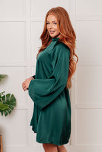 Load image into Gallery viewer, Isn't It Lovely Poly Satin Butterfly Sleeve Dress