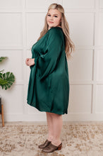 Load image into Gallery viewer, Isn't It Lovely Poly Satin Butterfly Sleeve Dress
