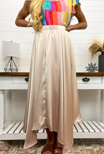 Load image into Gallery viewer, Selena Satin Skirt (Champagne)
