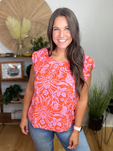 The Parker Top (Coral)