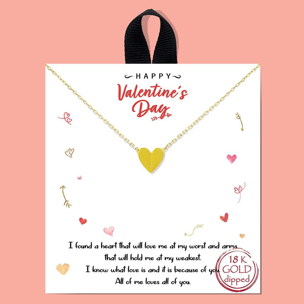Valentine's Day Heart Necklace
