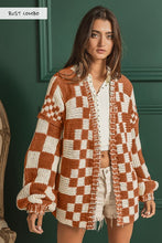 Load image into Gallery viewer, Checked Up On Cardigan