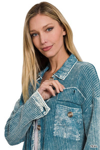 Bonnie Waffle Knit Shacket (Multiple Colors)