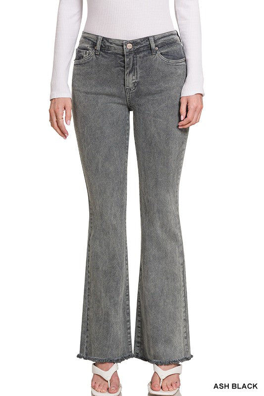 Zenana - Katee Washed Flares