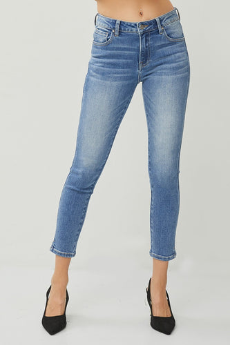 RISEN - Side Ankle Slit Jeans
