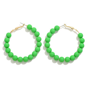 Kiwi Green Earrings