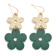 Load image into Gallery viewer, Frilly Flower Earrings