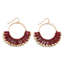 Load image into Gallery viewer, Ruby Red Earrings