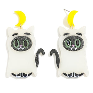 Kitty Ghost Earrings