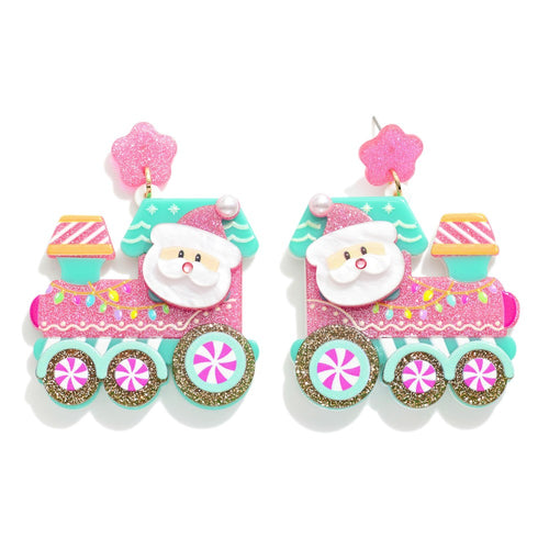 Santa ChooChoo Earrings