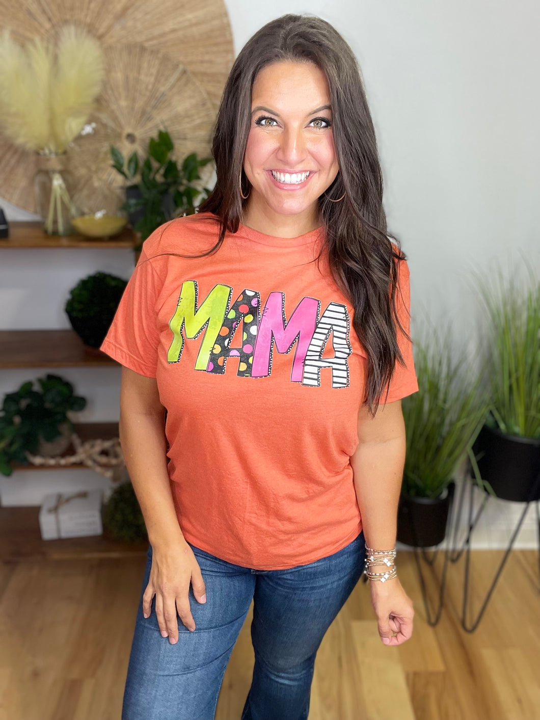 Mama Halloween Color Tee