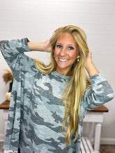 Load image into Gallery viewer, Camo Casual Top