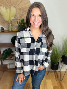 Campfire Flannel Top