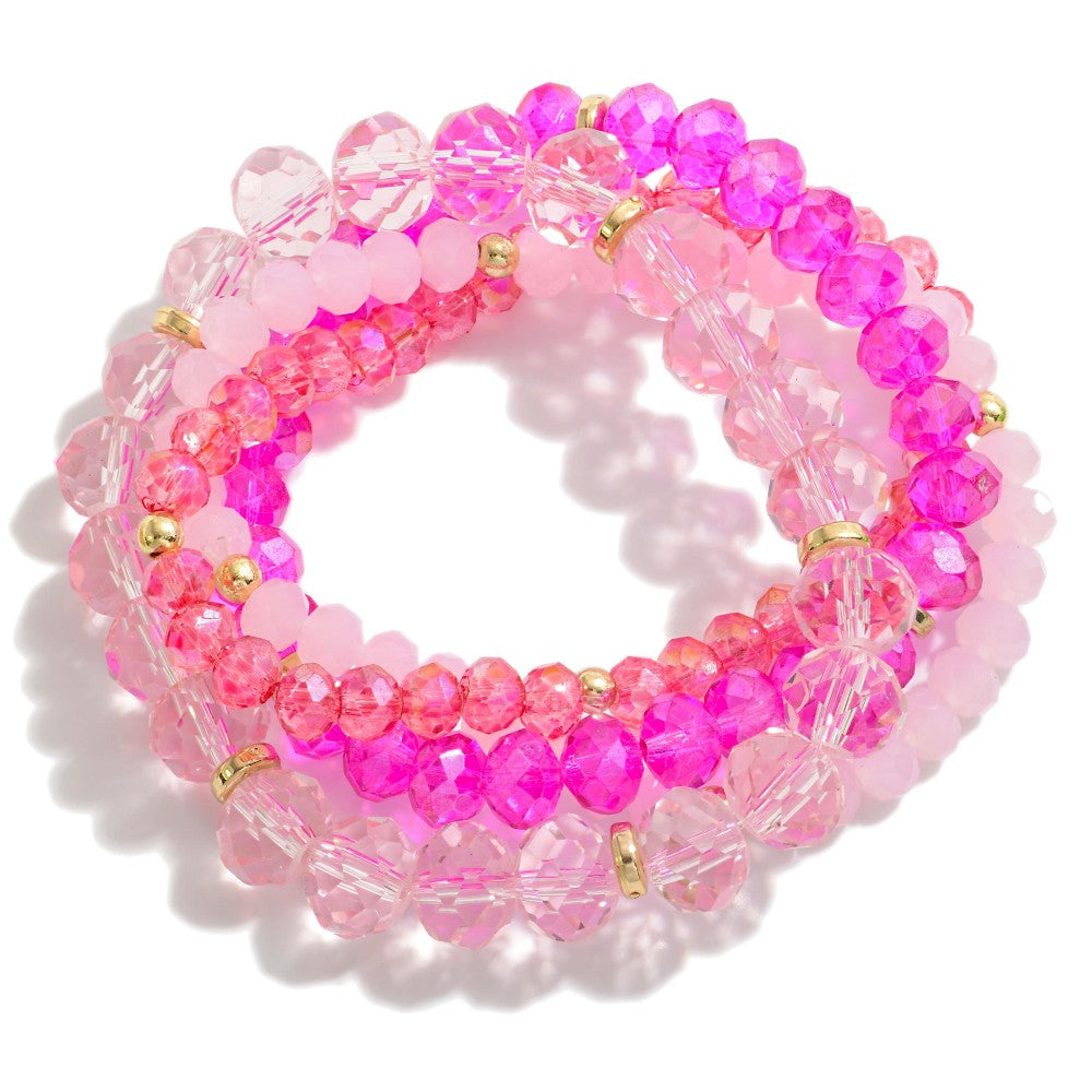 Pink Pop Fizz Bracelet Stack