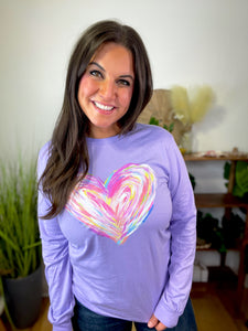 V-Day - Watercolor Heart Tee