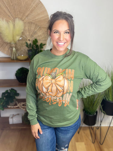 Pumpkin Season Long Sleeve Tee