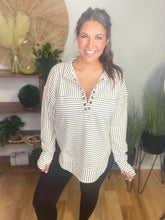 Load image into Gallery viewer, Striped Serendipity Pullover