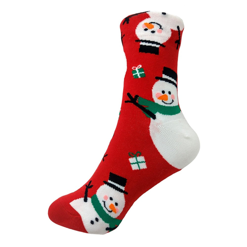 Christmas Socks - Red Snowman