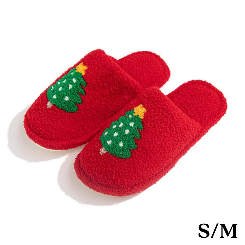 Christmas Tree Slippers