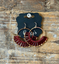 Load image into Gallery viewer, Ruby Red Earrings