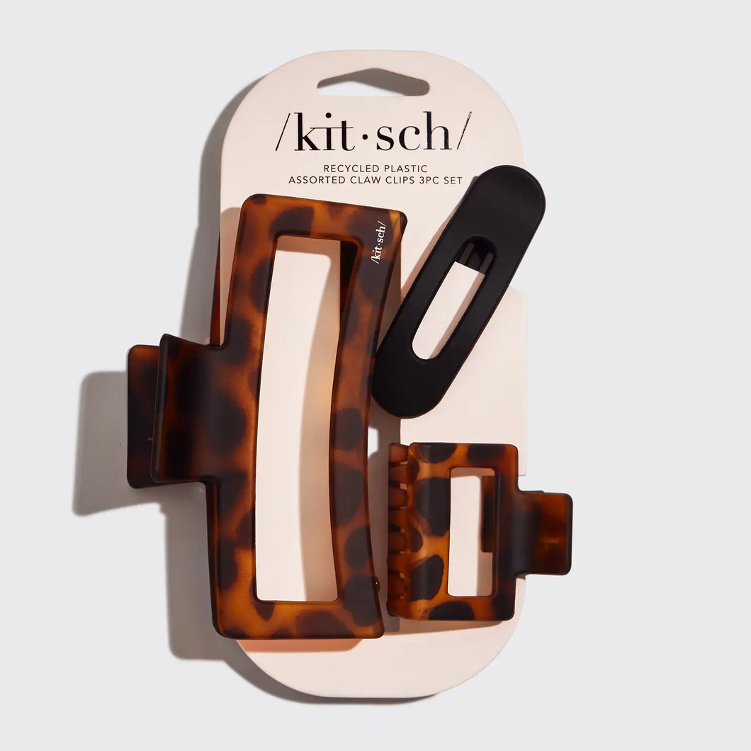 KITSCH - Trio Tort Assorted Claw Clips