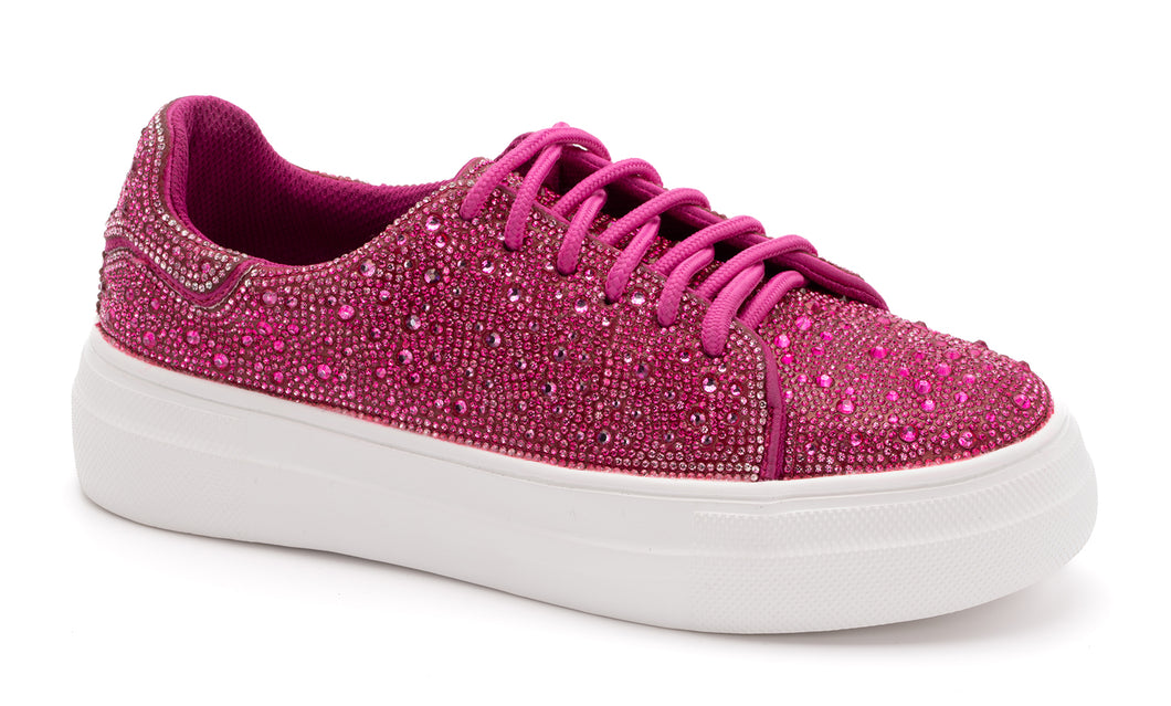 Corky's Bedazzled Fuchsia Sneakers