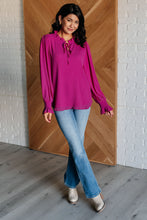 Load image into Gallery viewer, Candid Moment Ruffle Neckline Blouse