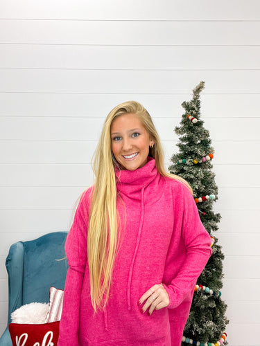 Lynn Sweater (Hot Pink)