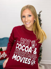 Load image into Gallery viewer, Christmas Tee - Hot Cocoa (Long Sleeve Red)