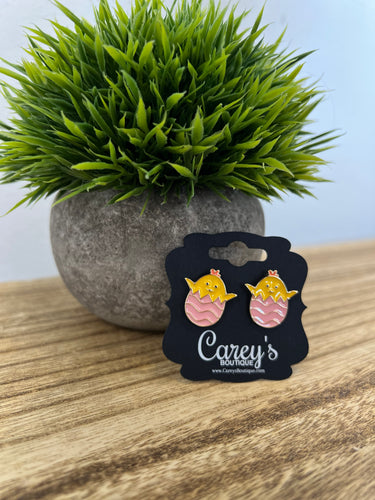 Baby Chick Earring Studs