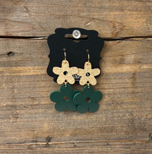 Frilly Flower Earrings