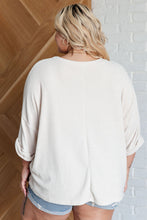 Load image into Gallery viewer, Ivory Thoughts Chenille Blouse