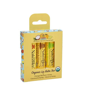 The Naked Bee - Organic Lip Balm Set of 3