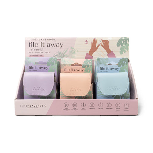 Lemon Lavender - File It Away Nail Care Kit