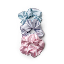 Load image into Gallery viewer, Lemon Lavender - Mane Squeeze Oversized Silky Satin Hair Scrunchies