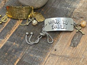 Studio K - Walk By Faith Gold Bolo Bracelet