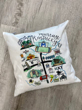 Load image into Gallery viewer, Heart Of Murray Map - Pillow