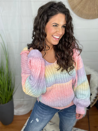 Softest Rainbow Sweater