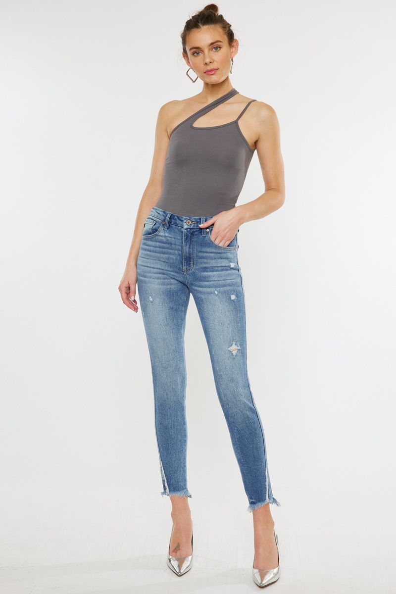 KanCan - Lainey High Rise Ankle Skinny