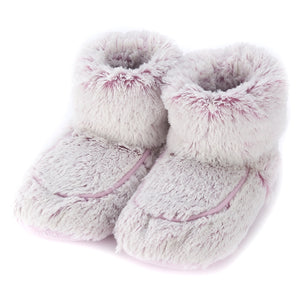 Warmies - Slipper Boots (Pink Marshmallow)